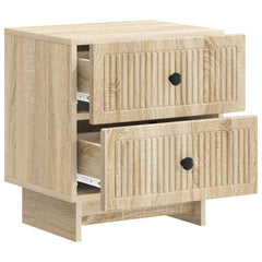 vidaXL Bedside Cabinet 2 pcs Sonoma Oak 43 x 34.5 x 47.5 cm 6