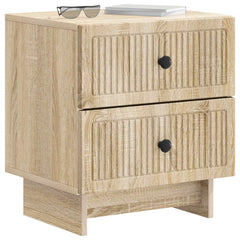 vidaXL Bedside Cabinet 2 pcs Sonoma Oak 43 x 34.5 x 47.5 cm 3