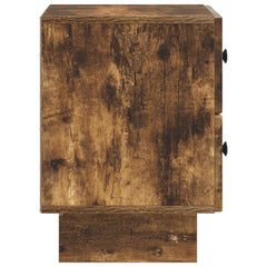 vidaXL Bedside Cabinet Smoked Oak 43 x 34.5 x 47.5 cm Engineered Wood 6