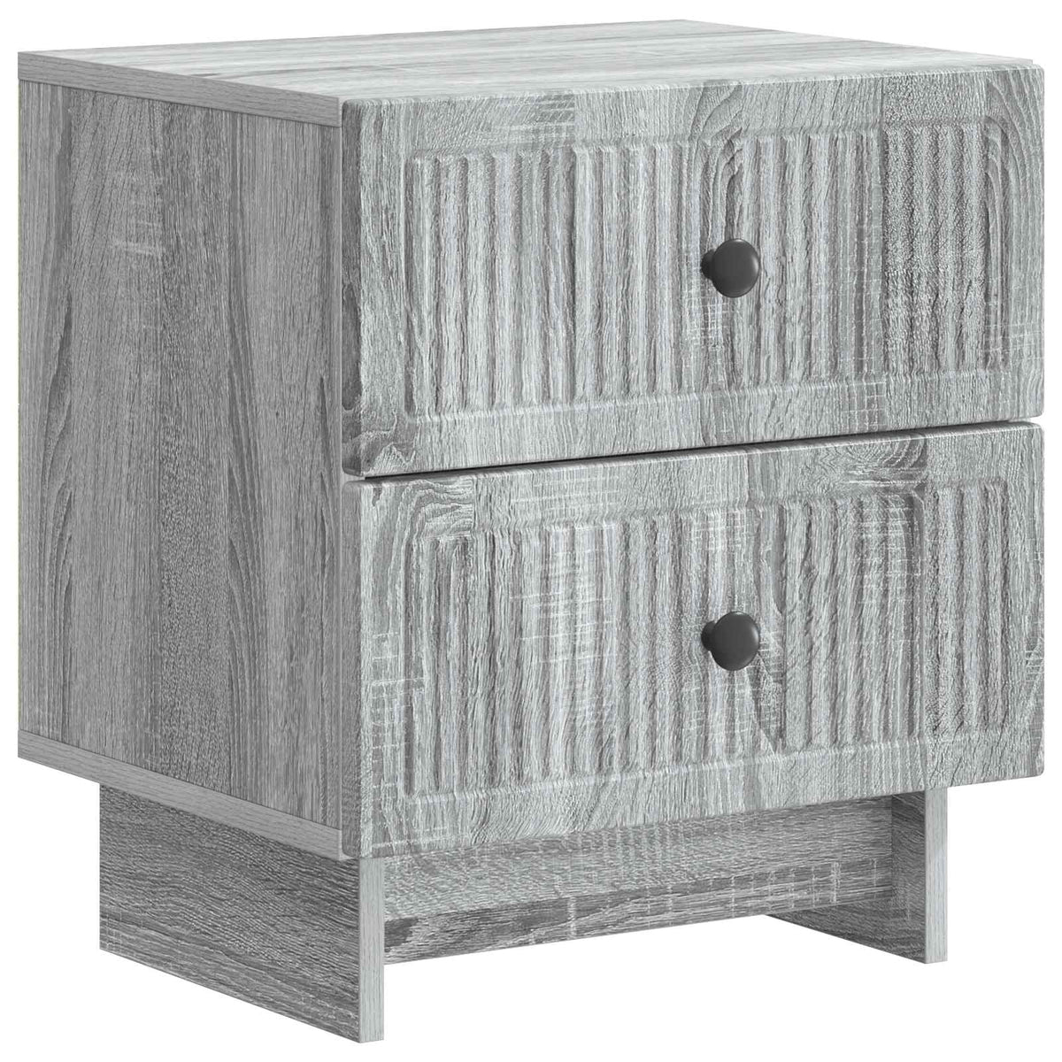 vidaXL Bedside Cabinet 2 pcs Grey Sonoma 43 x 34.5 x 47.5 cm 5