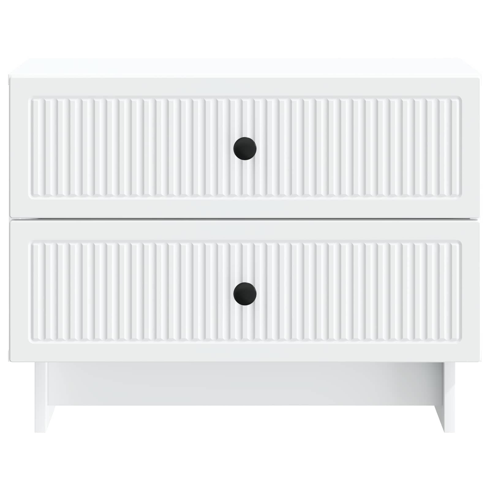 vidaXL Bedside Cabinet White 62 x 34.5 x 47.5 cm Engineered Wood 5
