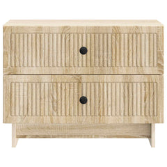 vidaXL Bedside Cabinet Sonoma Oak 62 x 34.5 x 47.5 cm Engineered Wood 5