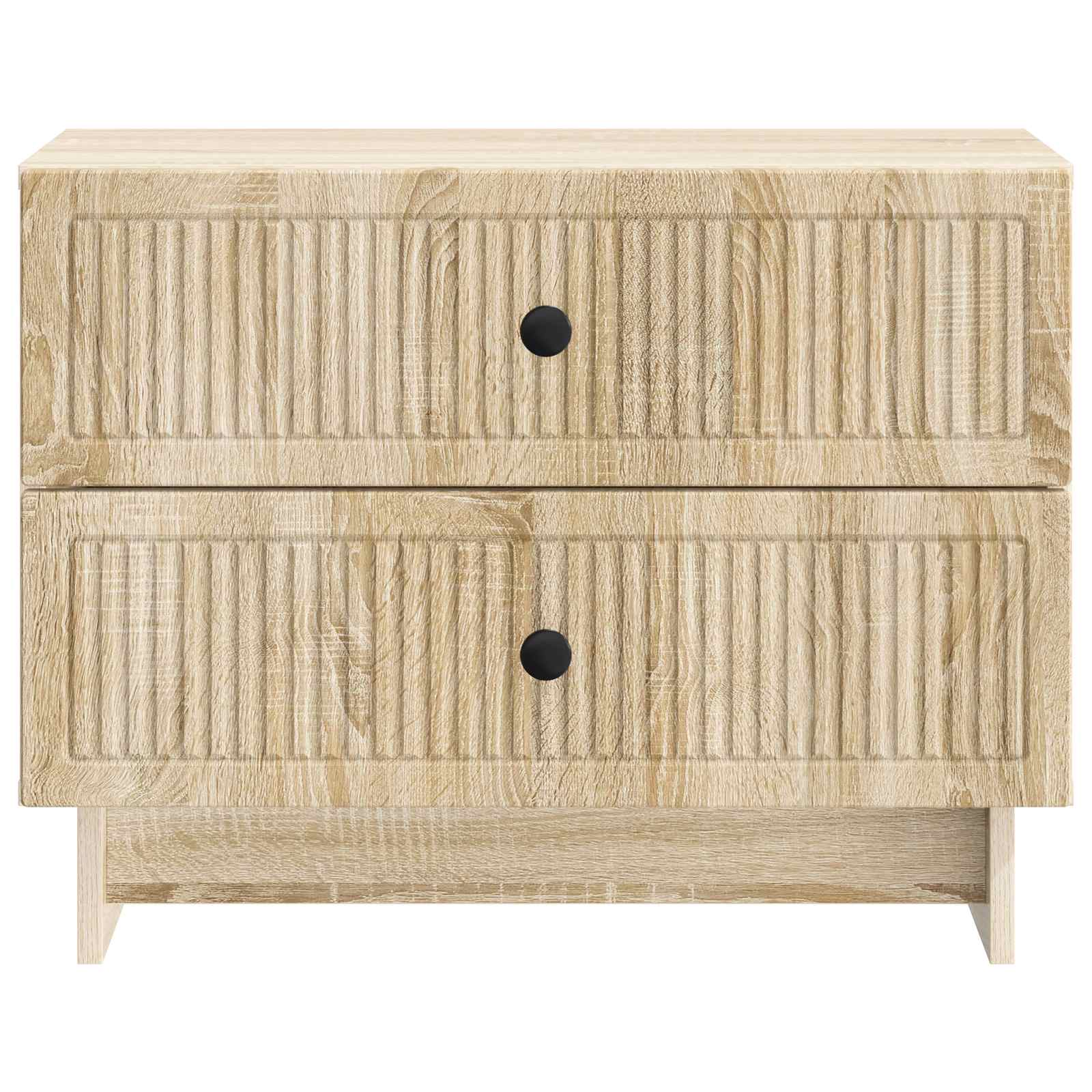 vidaXL Bedside Cabinet Sonoma Oak 62 x 34.5 x 47.5 cm Engineered Wood 5