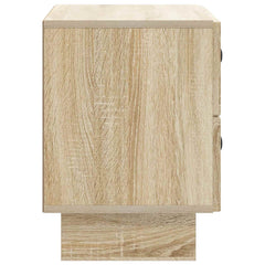 vidaXL Bedside Cabinet Sonoma Oak 62 x 34.5 x 47.5 cm Engineered Wood 6