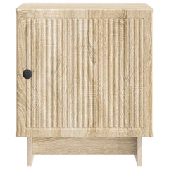 vidaXL Bedside Cabinet Sonoma Oak 43 x 34.5 x 50 cm Engineered Wood 5