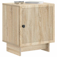 vidaXL Bedside Cabinet Sonoma Oak 43 x 34.5 x 50 cm Engineered Wood 3