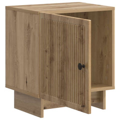 vidaXL Bedside Cabinet Artisan Oak 43 x 34.5 x 50 cm Engineered Wood 4