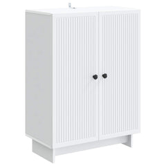 Sideboard 66 x 34.5 x 90 cm Engineered Wood White