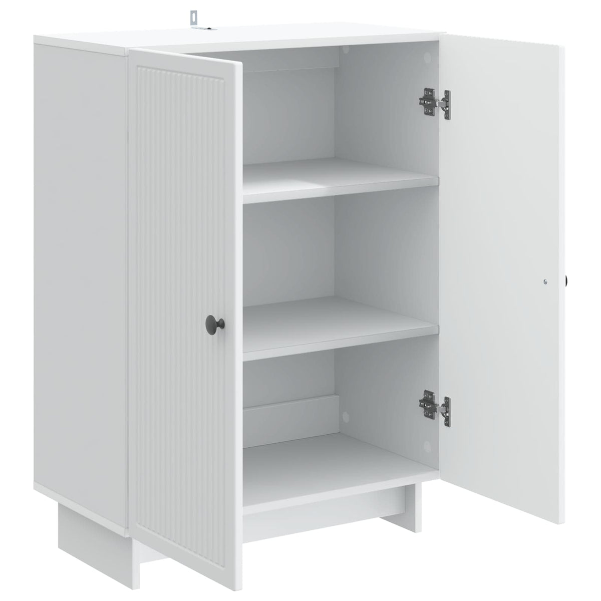Sideboard 66 x 34.5 x 90 cm Engineered Wood White