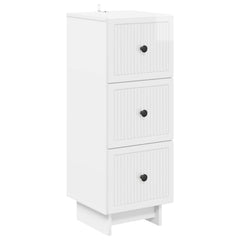 Drawer Cabinet High Gloss White, image 2
