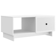 vidaXL Coffee Table White 90 x 50 x 40 cm Engineered Wood 2