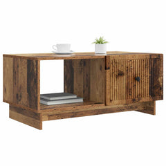 Coffee Table 90 x 50 x 40 cm Engineered Wood Old wood