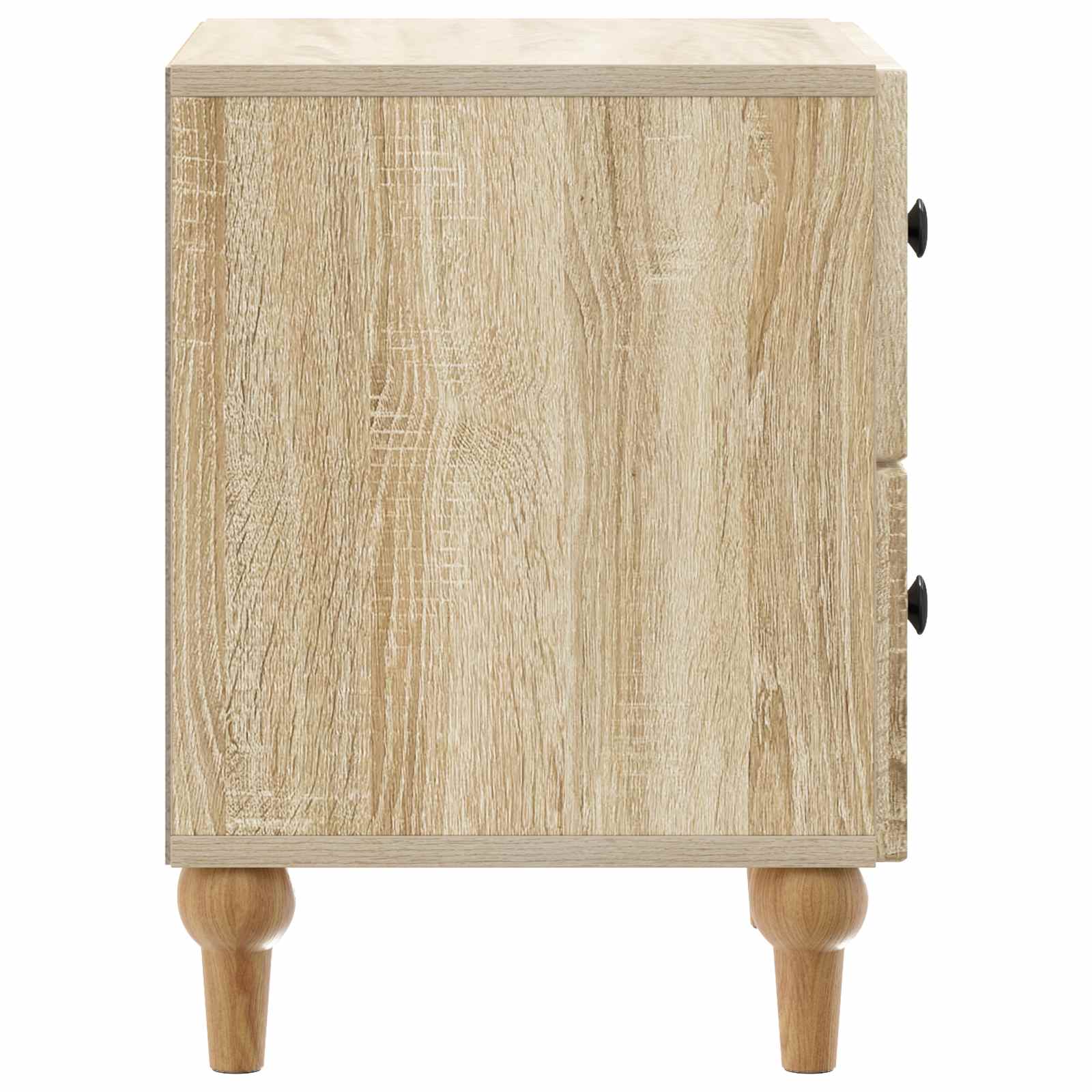 vidaXL Bedside Cabinet Sonoma Oak 43 x 34.5 x 48 cm Engineered Wood 6