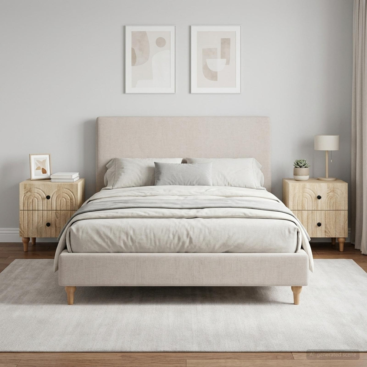 vidaXL Bedside Cabinet 2 pcs Sonoma Oak 43 x 34.5 x 48 cm 4