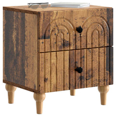 vidaXL Bedside Cabinet 2 pcs Old Wood 43 x 34.5 x 48 cm 3