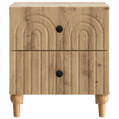vidaXL Bedside Cabinet Artisan Oak 43 x 34.5 x 48 cm Engineered Wood 5