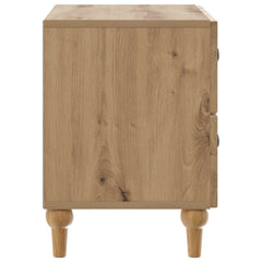 vidaXL Bedside Cabinet Artisan Oak 62 x 34.5 x 48 cm Engineered Wood 6