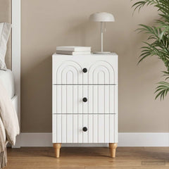 Bedside Cabinet 43x 41 x 66.5 cm Engineered Wood White