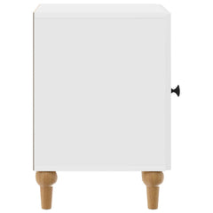vidaXL Bedside Cabinet High Gloss White 43 x 34.5 x 50 cm 6