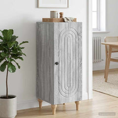 Sideboard 33 x 34.5 x 90 cm Engineered Wood Grey sonoma