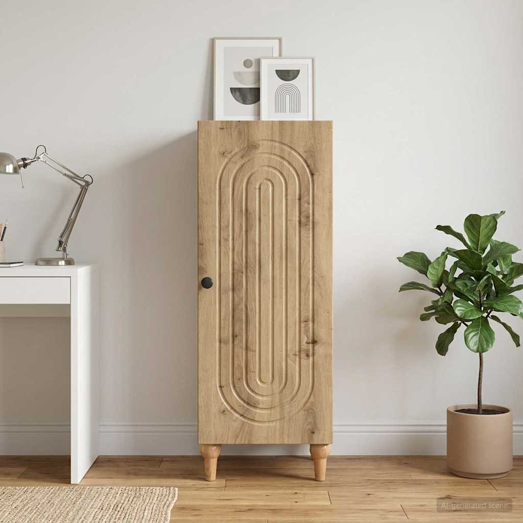 Sideboard 33 x 34.5 x 90 cm Engineered Wood Artisan oak