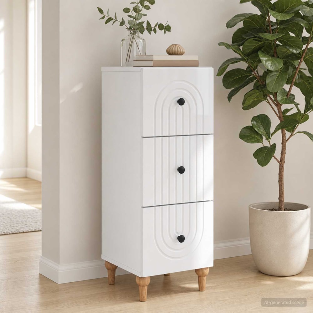 Drawer Cabinet Engineered Wood, image 4