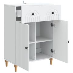 Sideboard 66 x 34.5 x 90 cm Engineered Wood White