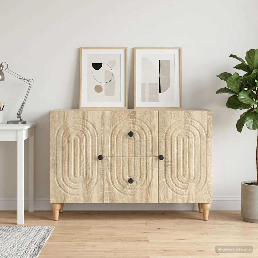 TV Cabinet 89 x 34.5 x 60 cm Engineered Wood Sonoma oak