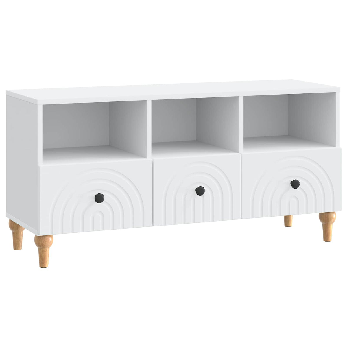 TV Cabinet 102 x 34.5 x 50 cm Engineered Wood White