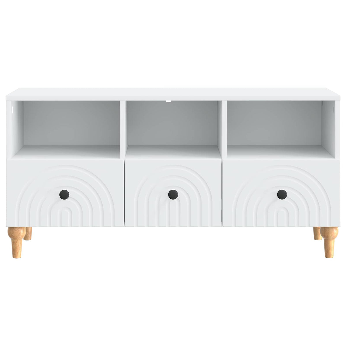 TV Cabinet 102 x 34.5 x 50 cm Engineered Wood White