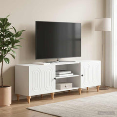 TV Cabinet 150 x 31 x 50 cm Engineered Wood White