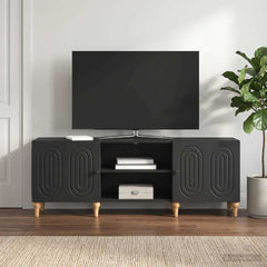 TV Cabinet 150 x 31 x 50 cm Engineered Wood Black