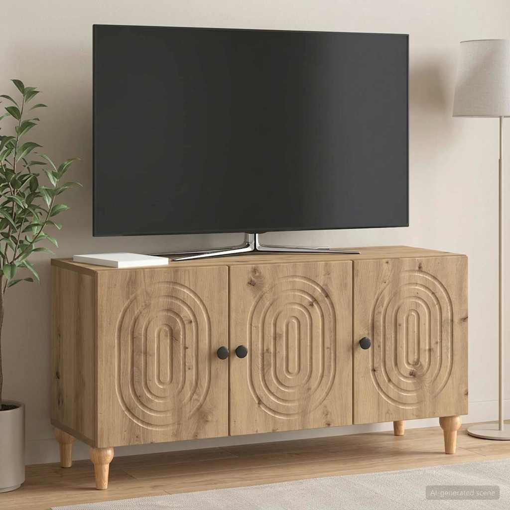 TV Cabinet 99 x 34.5 x 50 cm Engineered Wood Artisan oak