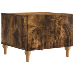 vidaXL Coffee Table Smoked Oak 49 x 50 x 40 cm Engineered Wood 2