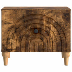 vidaXL Coffee Table Smoked Oak 49 x 50 x 40 cm Engineered Wood 5