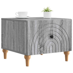 vidaXL Coffee Table Grey Sonoma 49 x 50 x 40 cm Engineered Wood 3