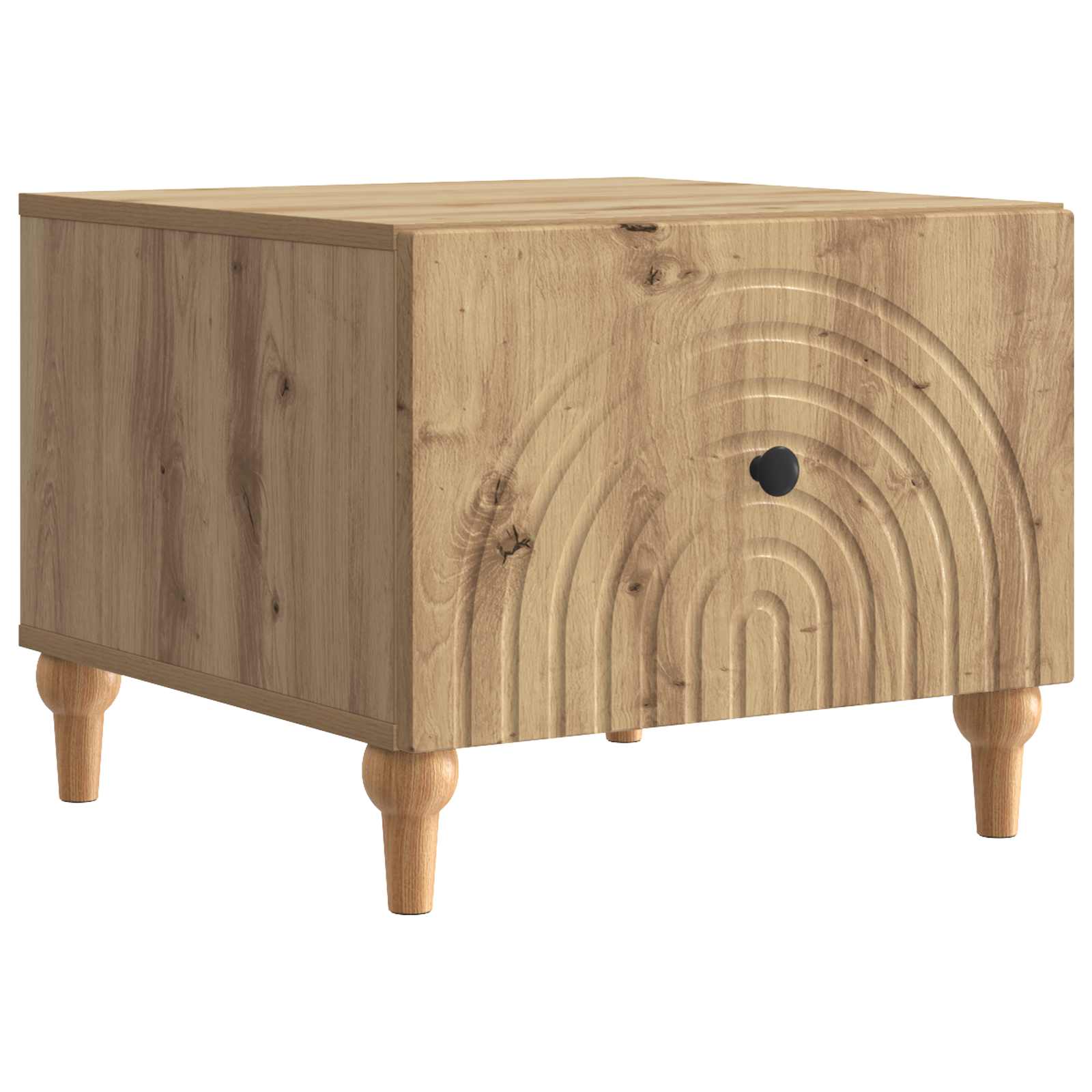vidaXL Coffee Table Artisan Oak 49 x 50 x 40 cm Engineered Wood 2