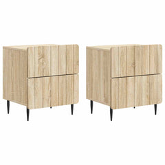 vidaXL Bedside Cabinet 2 pcs Sonoma Oak 43 x 34.5 x 49.5 cm 2