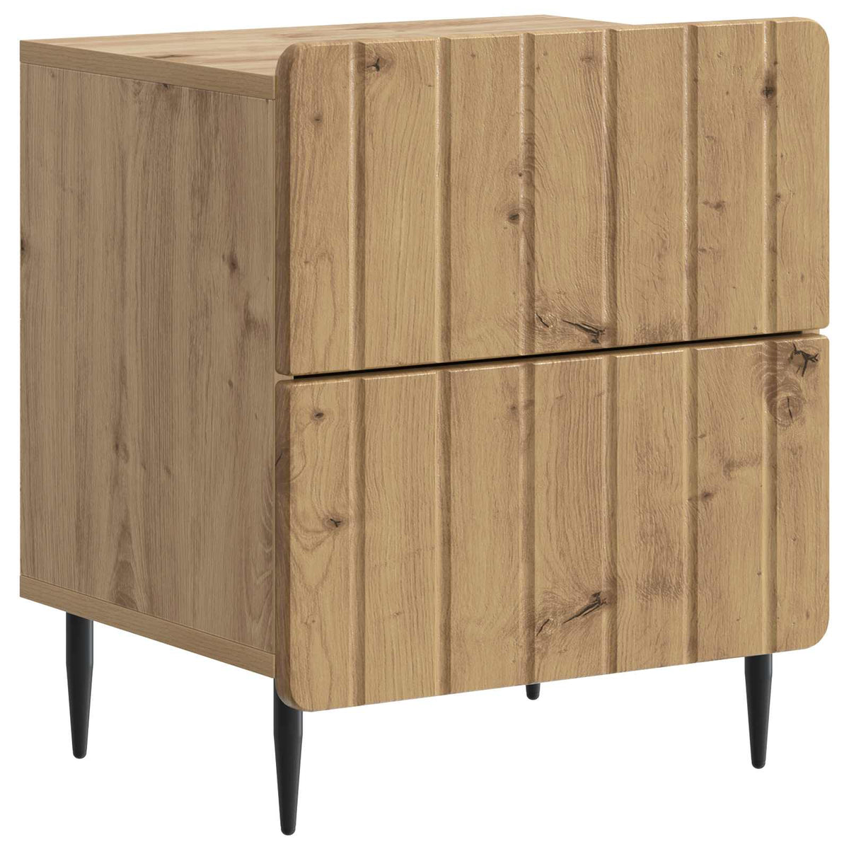 vidaXL Bedside Cabinet 2 pcs Artisan Oak 43 x 34.5 x 49.5 cm 5