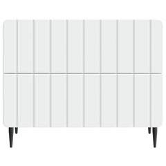 vidaXL Bedside Cabinet White 62 x 34.5 x 49.5 cm Engineered Wood 5