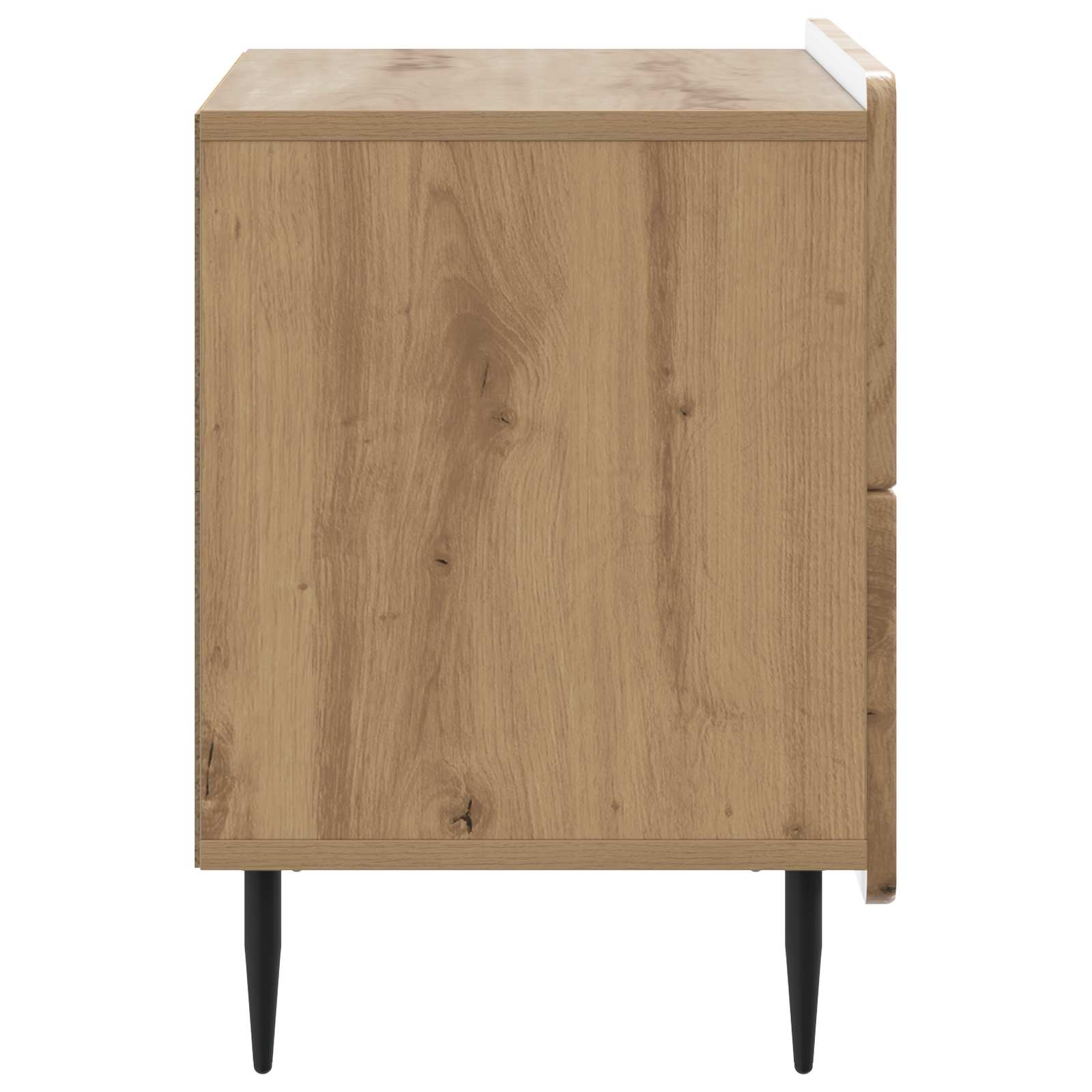 vidaXL Bedside Cabinet Artisan Oak 62 x 34.5 x 49.5 cm Engineered Wood 6