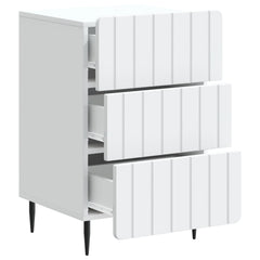 vidaXL Bedside Cabinet White 43x 41 x 68 cm Engineered Wood 4