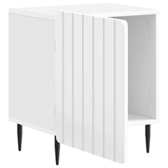vidaXL Bedside Cabinet 2 pcs High Gloss White 43 x 34.5 x 52 cm 5