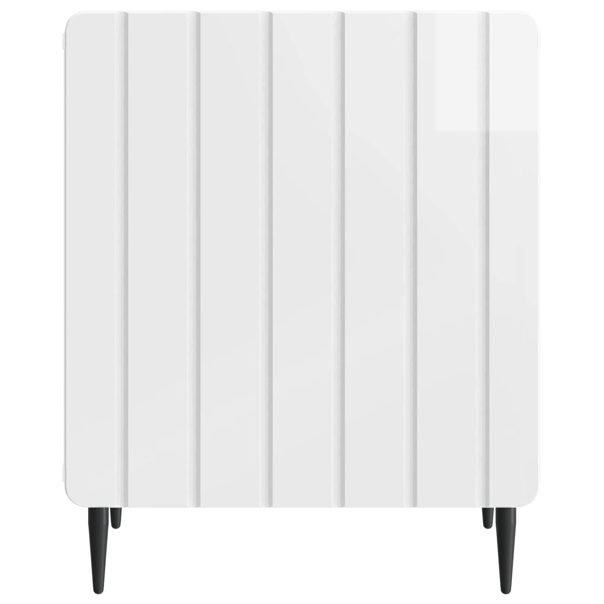 vidaXL Bedside Cabinet 2 pcs High Gloss White 43 x 34.5 x 52 cm 6