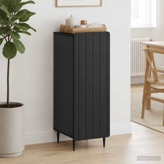 vidaXL Sideboard Black 34.5 x 33 x 92 cm Engineered Wood 4