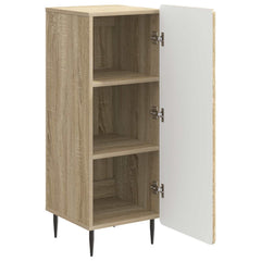 vidaXL Sideboard Sonoma Oak 34.5 x 33 x 92 cm Engineered Wood 5