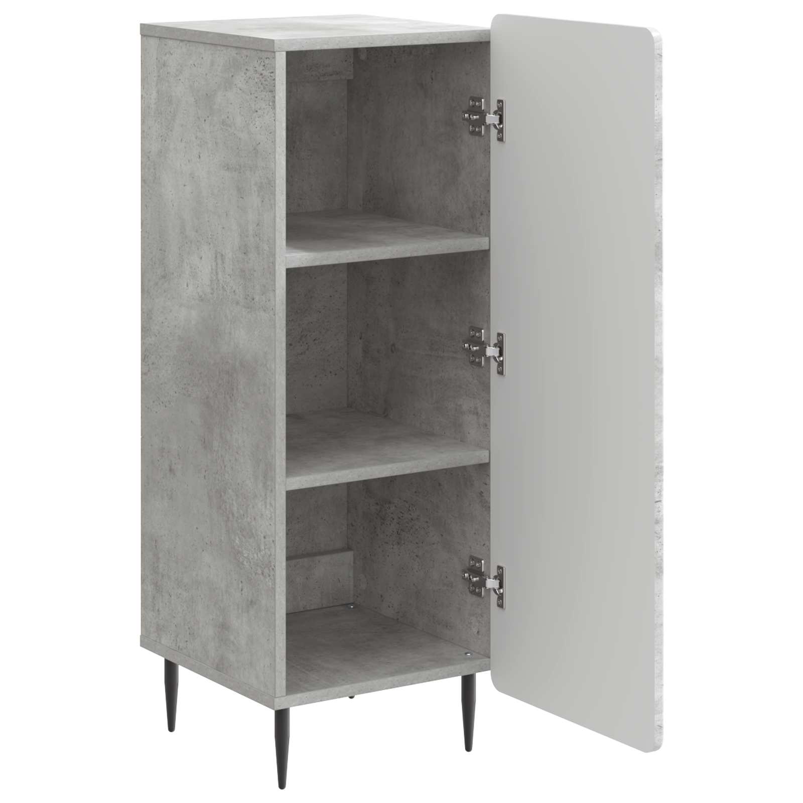 vidaXL Sideboard Concrete Grey 34.5 x 33 x 92 cm Engineered Wood 5