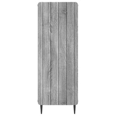 vidaXL Sideboard Grey Sonoma 34.5 x 33 x 92 cm Engineered Wood 6