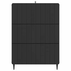Drawer Cabinet Engineered Wood Black, image 6