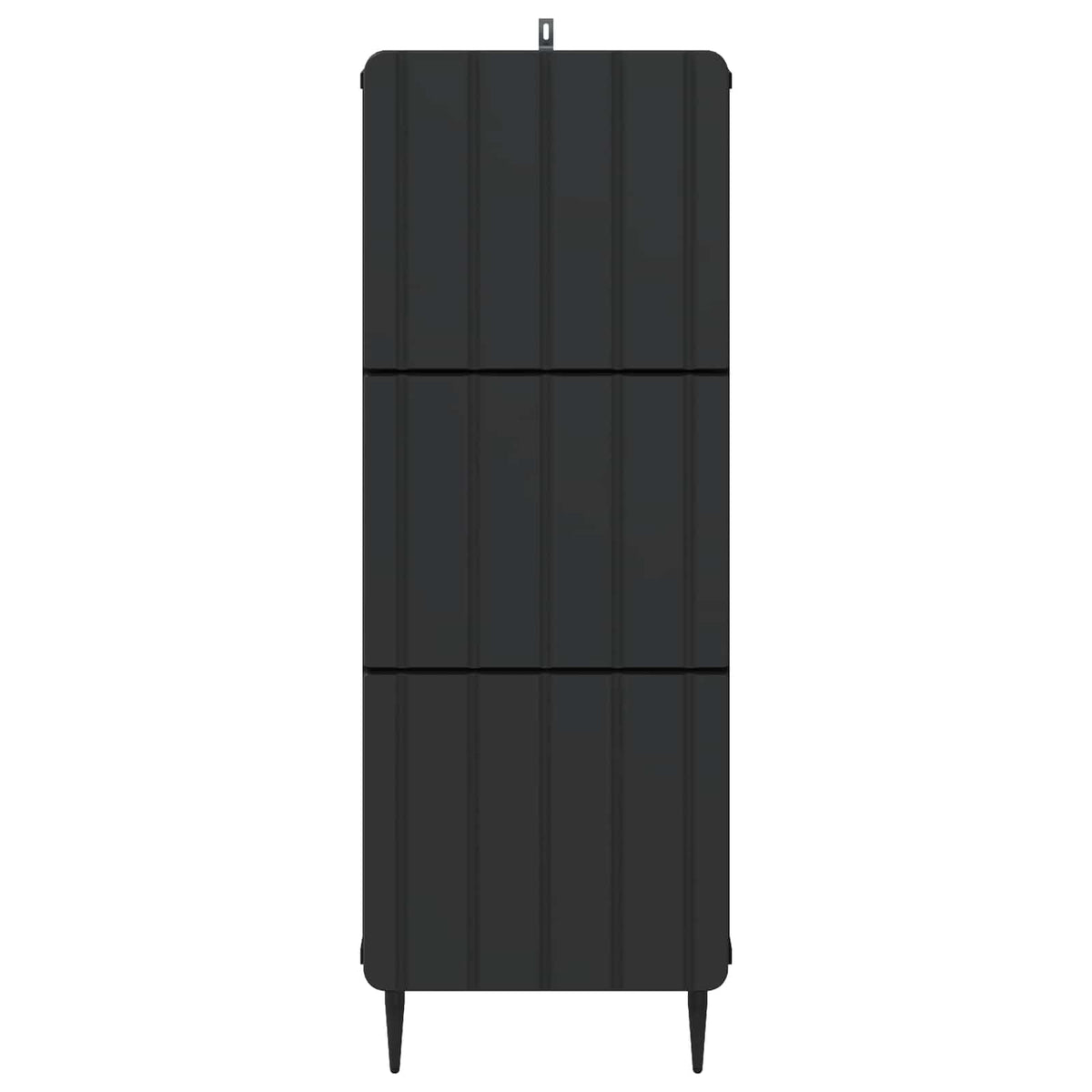 Drawer Cabinet Engineered Wood Black, image 6